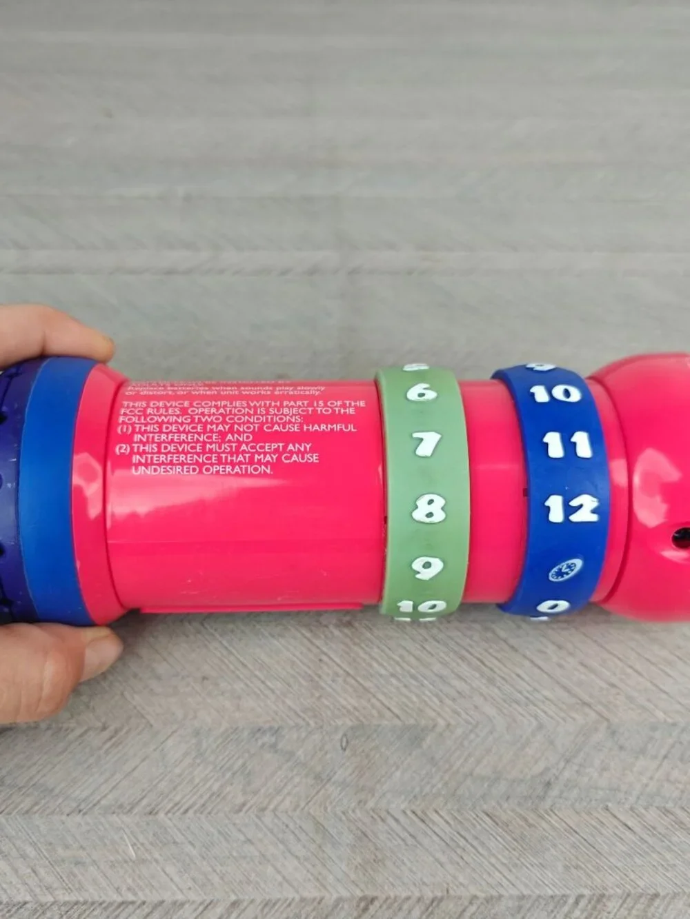 Vintage LeapFrog Twist & Shout Subtraction Handheld Learning Toy 2001 Pink